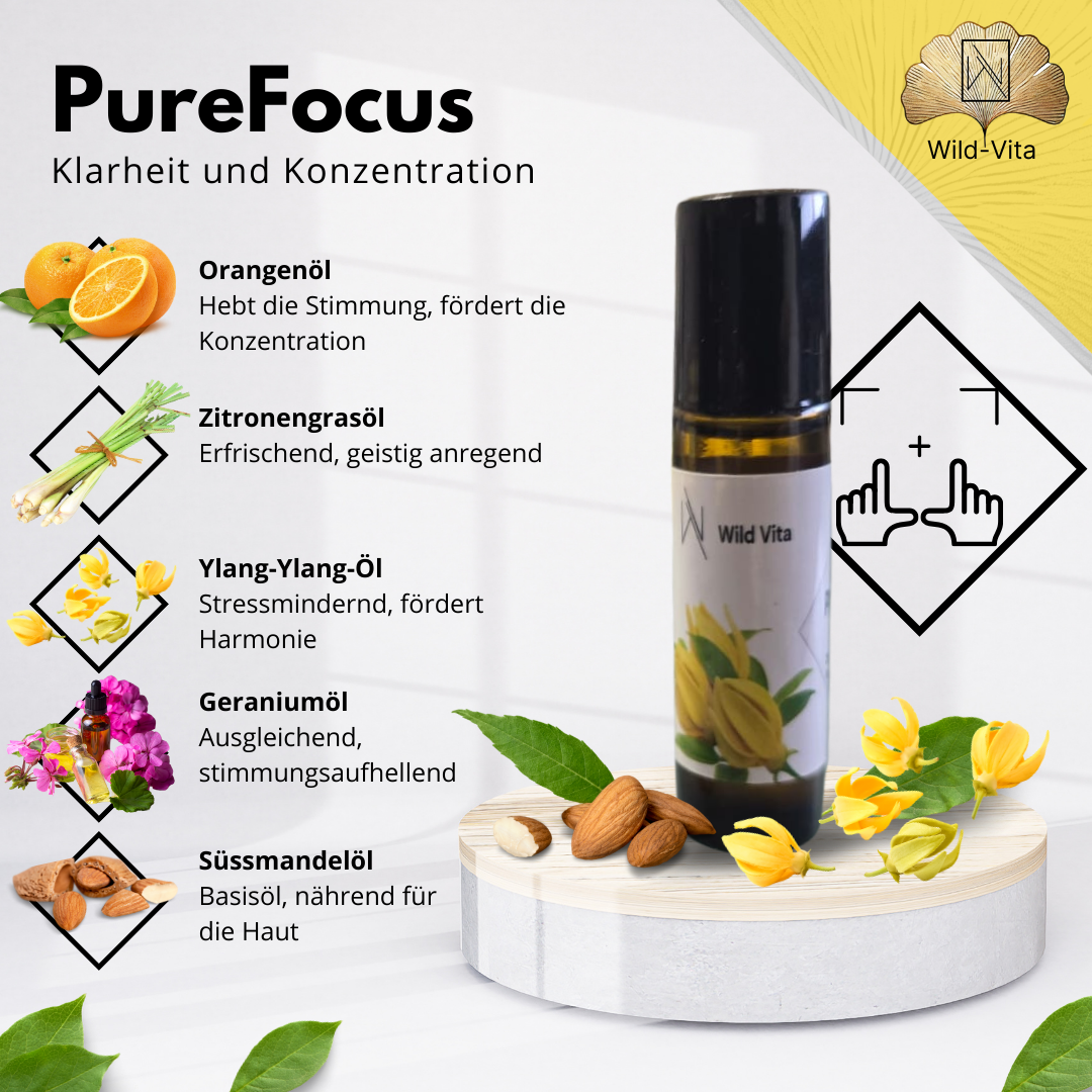 PureFocus Konzentration und Wohlbefinden