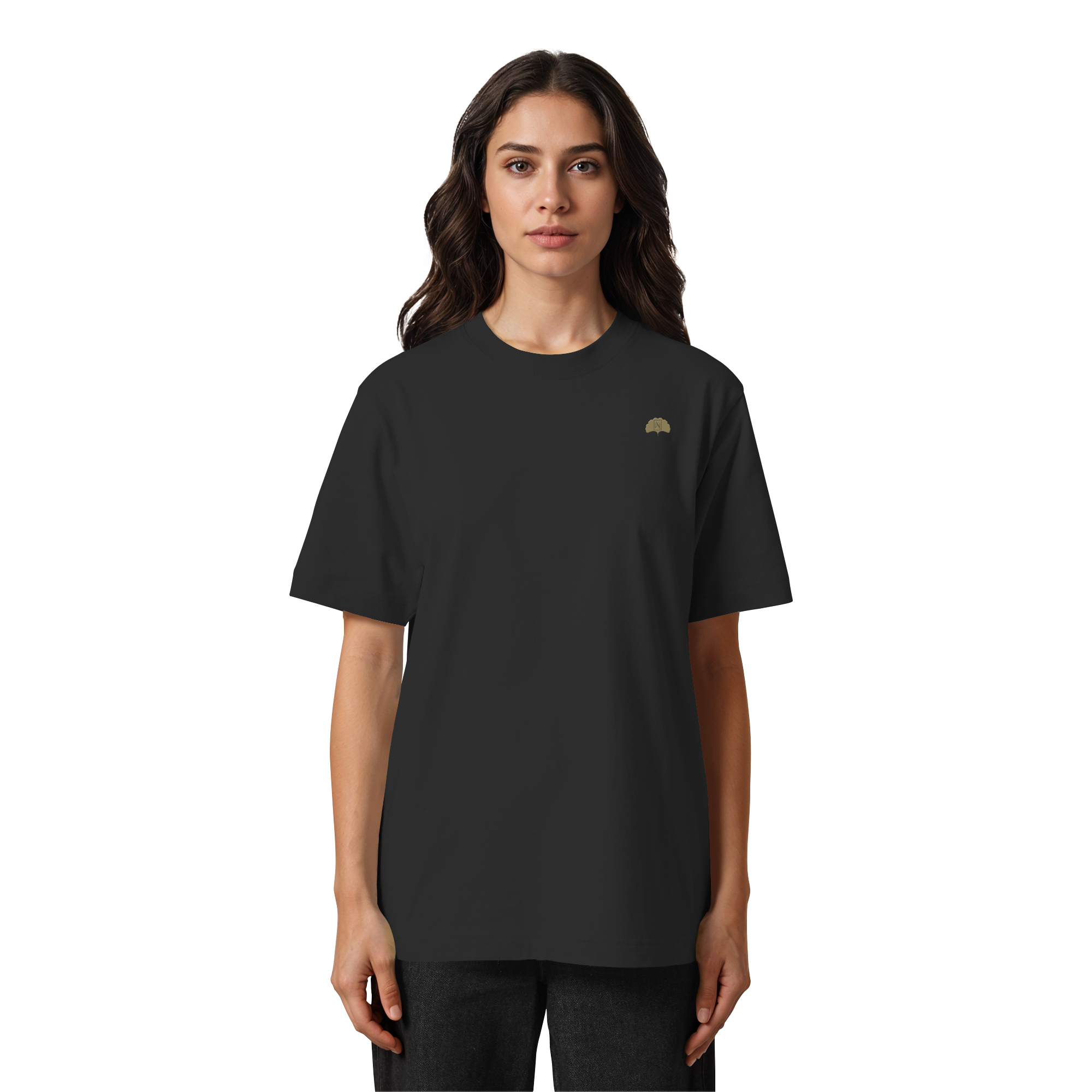 T-Shirt Durable-Streetware bestickt / Oversized / Heavy Organic Baumwolle - 240 g/m²