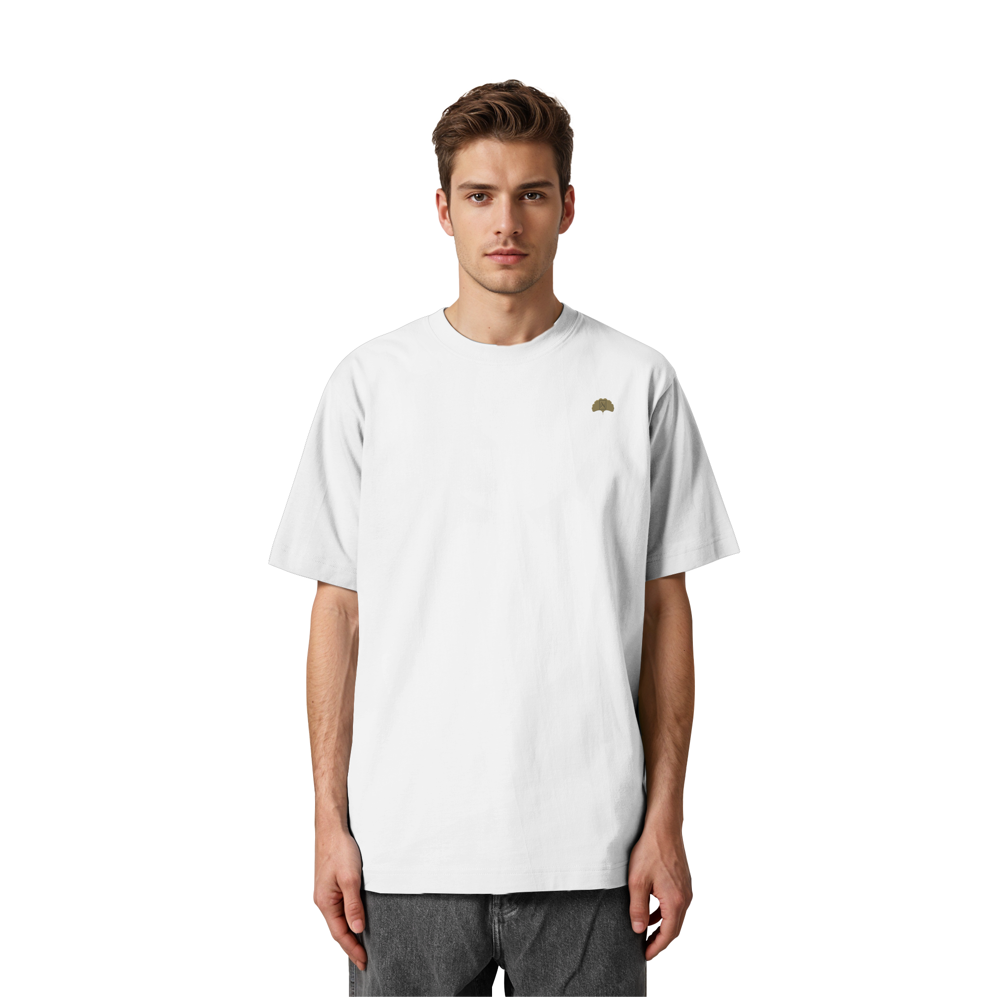 T-Shirt Durable-Streetware bestickt / Oversized / Heavy Organic Baumwolle - 240 g/m²