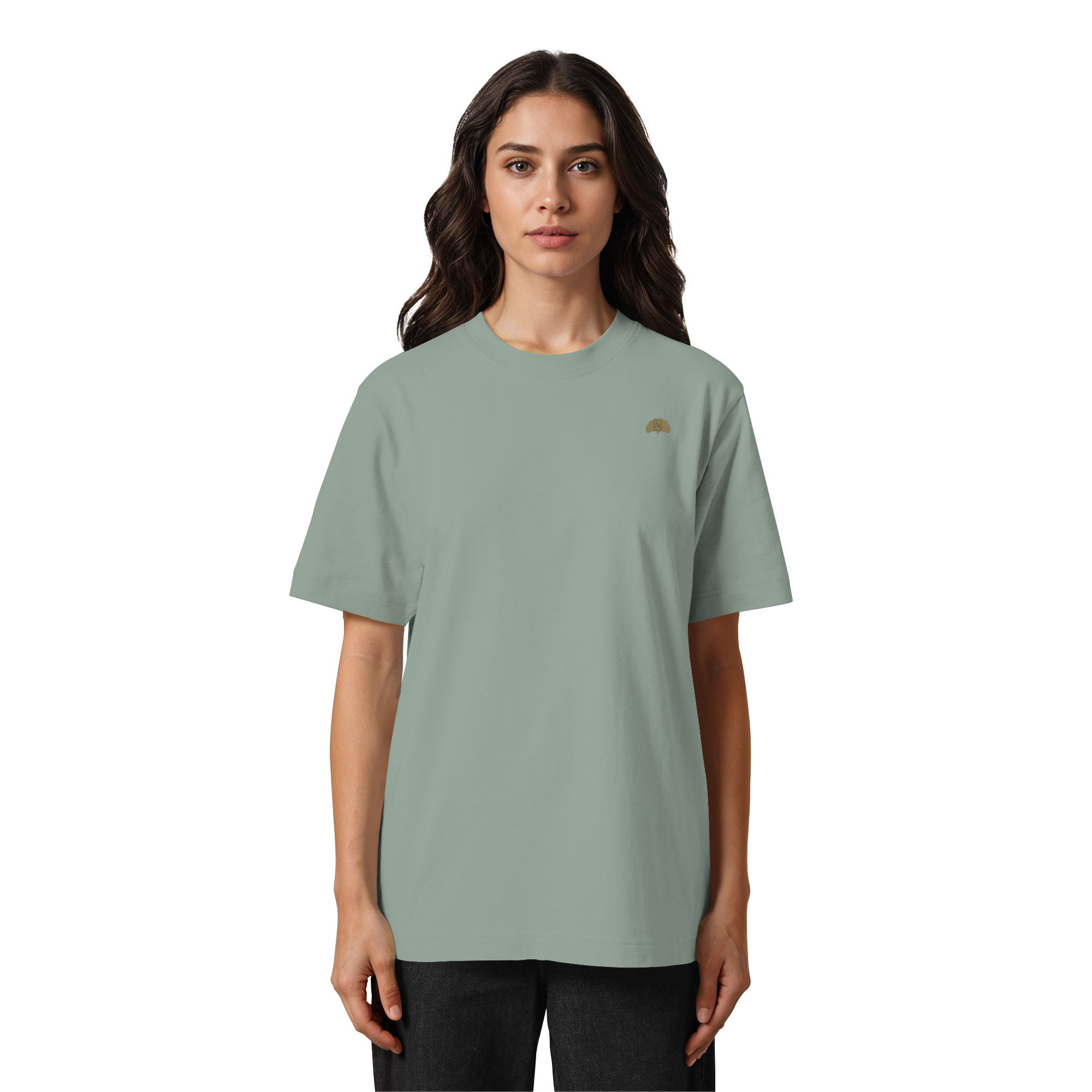 T-Shirt Durable-Streetware bestickt / Oversized / Heavy Organic Baumwolle - 240 g/m²