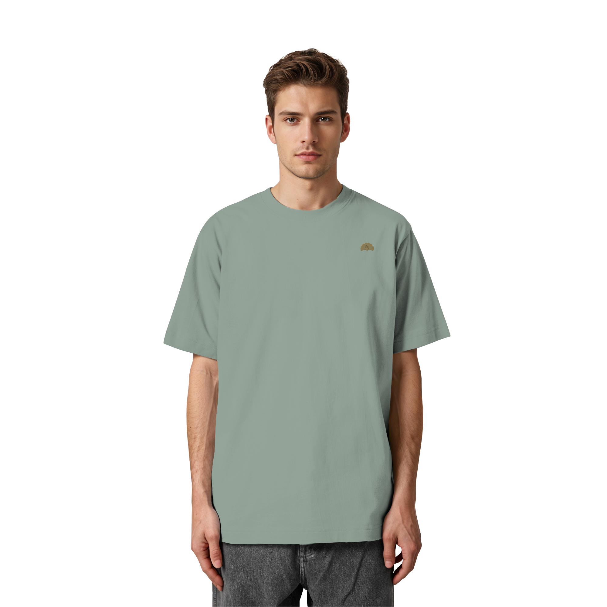 T-Shirt Durable-Streetware bestickt / Oversized / Heavy Organic Baumwolle - 240 g/m²