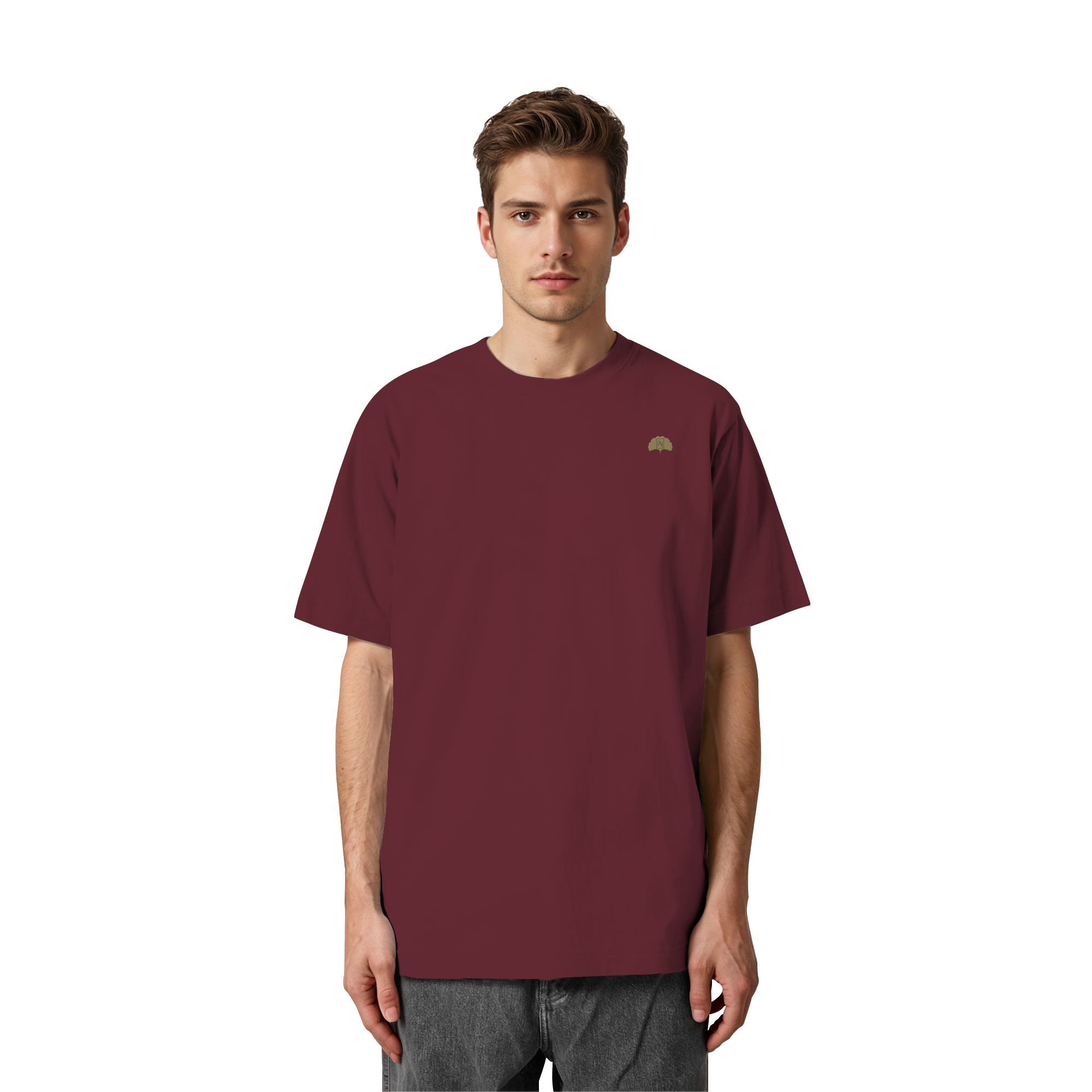 T-Shirt Durable-Streetware bestickt / Oversized / Heavy Organic Baumwolle - 240 g/m²