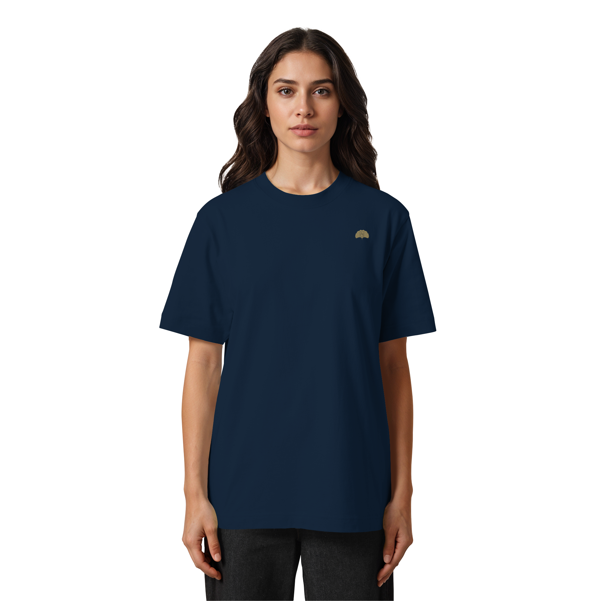 T-Shirt Durable-Streetware bestickt / Oversized / Heavy Organic Baumwolle - 240 g/m²