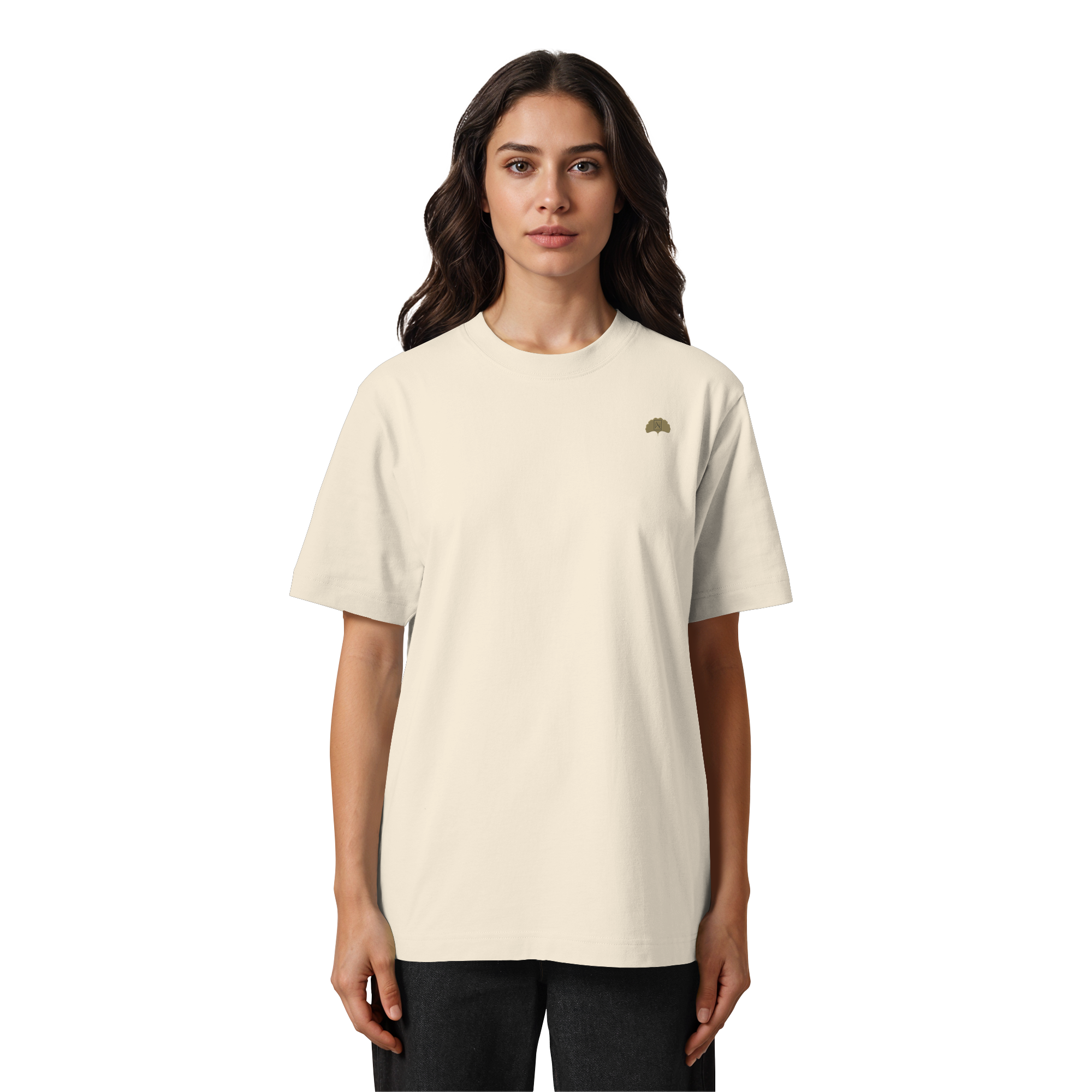 T-Shirt Durable-Streetware bestickt / Oversized / Heavy Organic Baumwolle - 240 g/m²