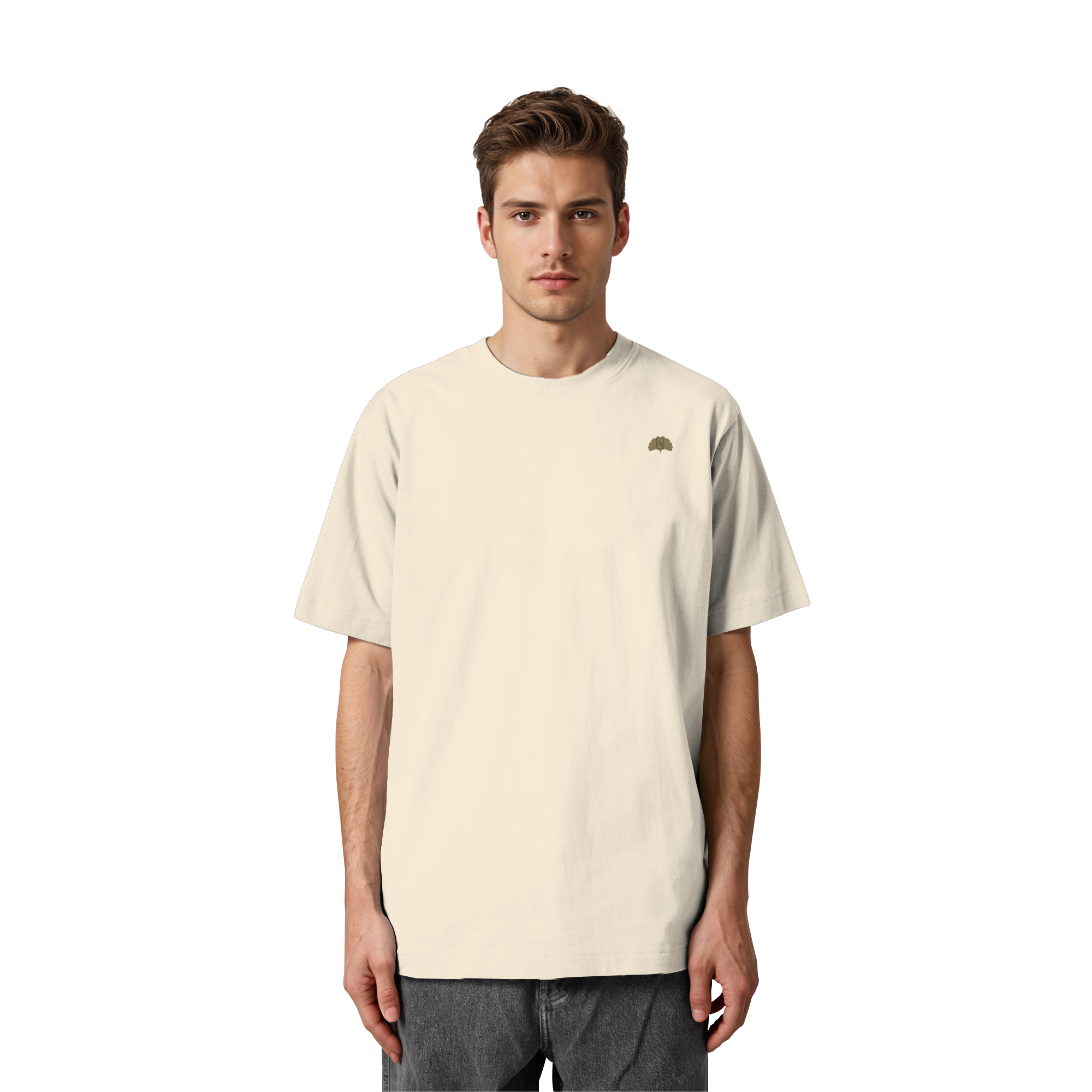 T-Shirt Durable-Streetware bestickt / Oversized / Heavy Organic Baumwolle - 240 g/m²